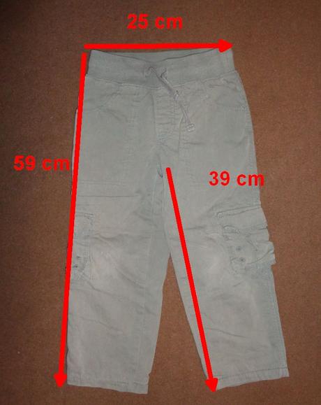 Podšité nohavice, gymboree,104