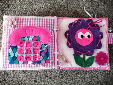 Šitá kniha quiet book,