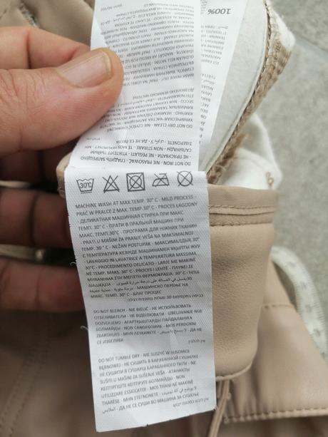 Zateplené kožené nohavice mohito, v42, elast., mohito,42