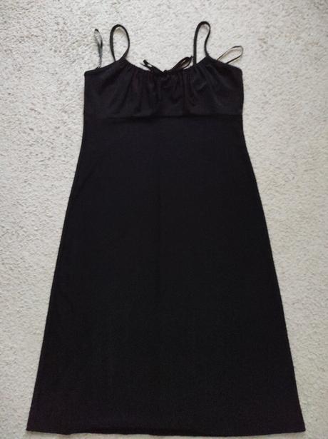 Čierne šaty, orsay,38