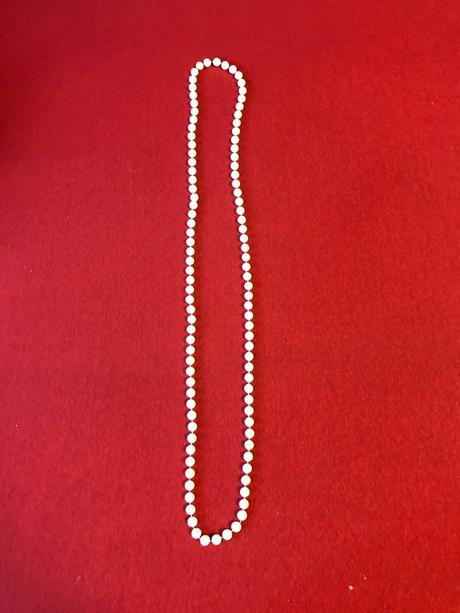 Goralky biele, dlzka 60 cm,priemer gulicky 1 cm,