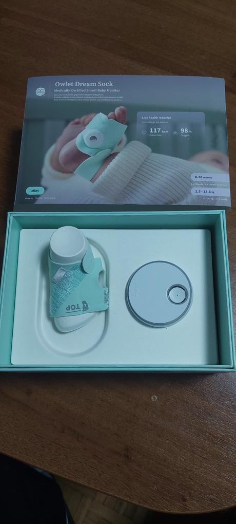 Predám monitor dychu owlet ponožku.,