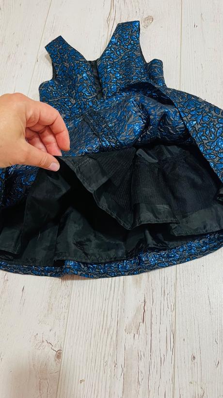 Tmavomodré saty 98, tu,98