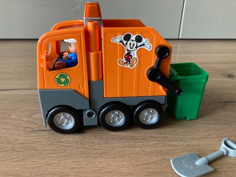 Lego duplo - smetiarske auto,vrtuľník,postavičky 5, 