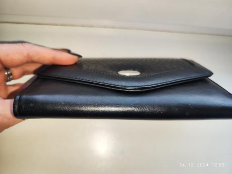 Veľká čierna peňaženka 2v1, 