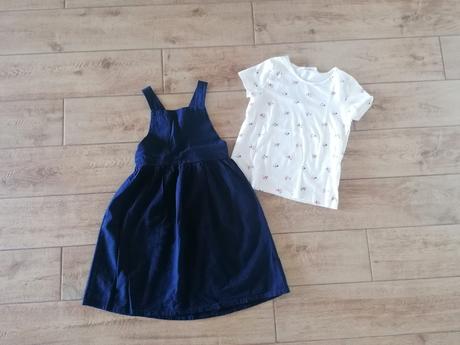 Šaty s tričkom, h&m,128