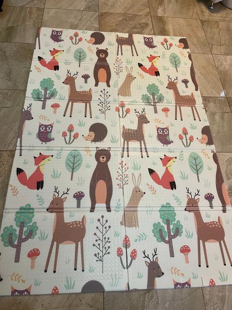 Nová vzdelávacia skladacia penová podložka 180x120,