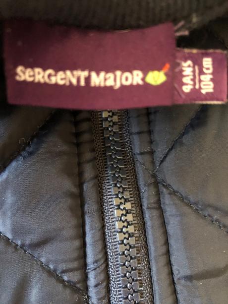 Prešívaná vesta, sergent major,104