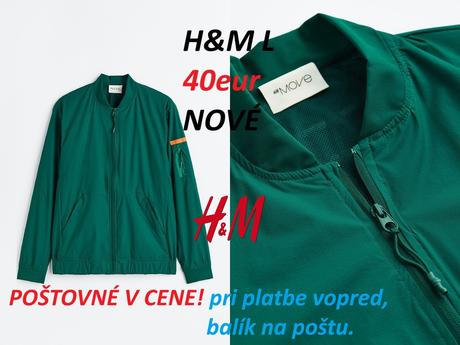 Zimná bunda hm, bombéra hm, h&m,l