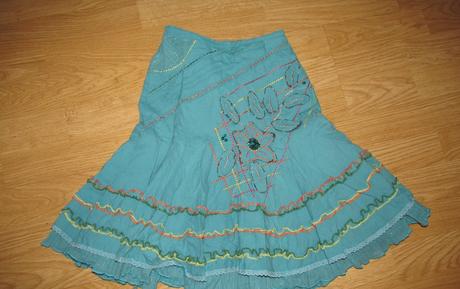Modro-zelená sukňa v. 116, 116