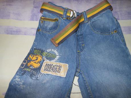 Vyšívané rifle next 104 s opaskom, next,104