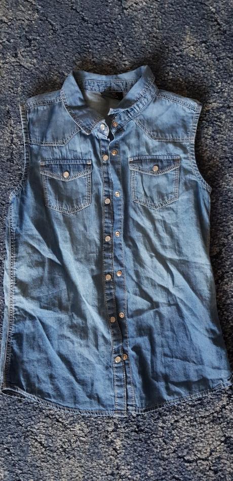 Riflová košeľa, takko,146