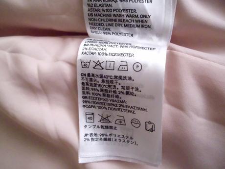 Jemná ružová sako-kabátik, h&m,s