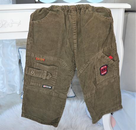 Zateplené mendžestrové nohavice-92, 92