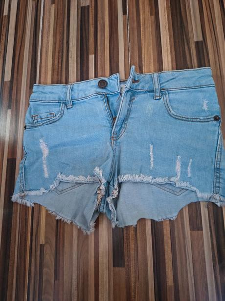 Riflové krátke šortky, xs