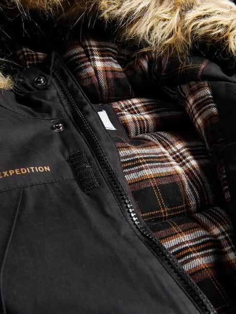 Teplý kabát nepremokavý s kožušinou reserved, reserved,116 / 152 / 158