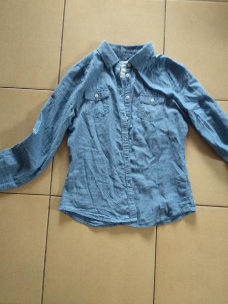 Košeľa s bodkami, h&m,158