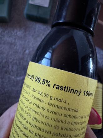 Glycerin rastlinný, 