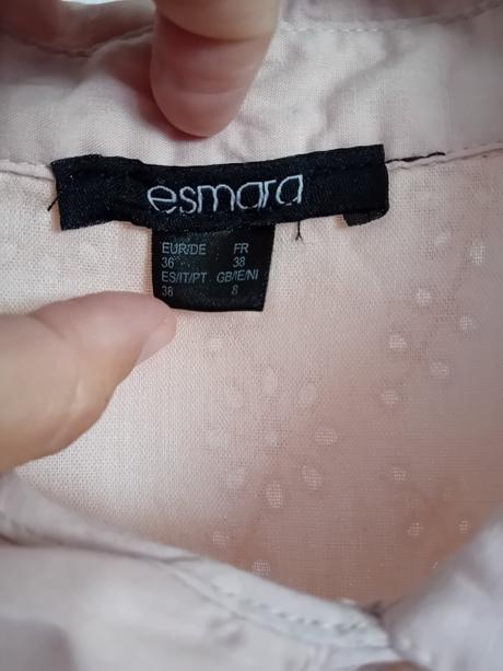 Pudrove košeľové šaty, esmara,36