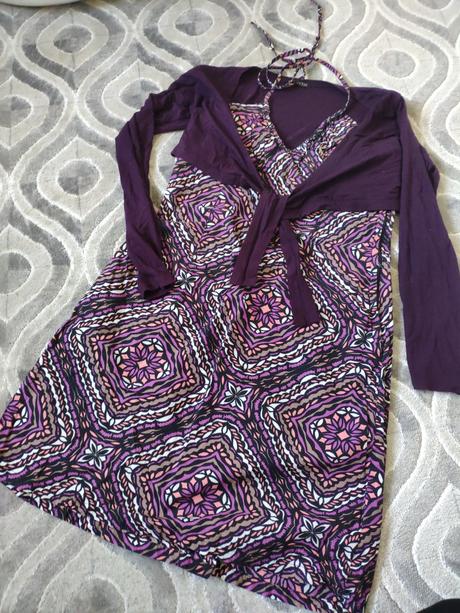 Letné šaty s bolerkom b, m