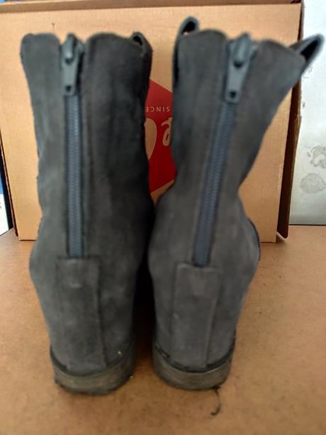 Poltopánky z pravej kože, deichmann,37