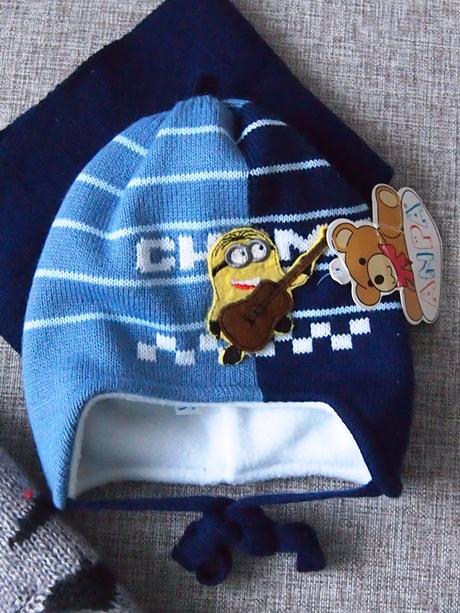 Nenosená zimná čiapka so šálom, 80