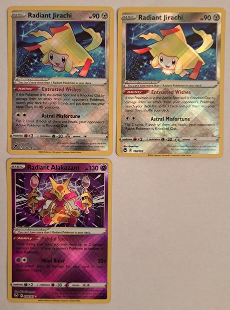 Pokémon karty - radiant, 