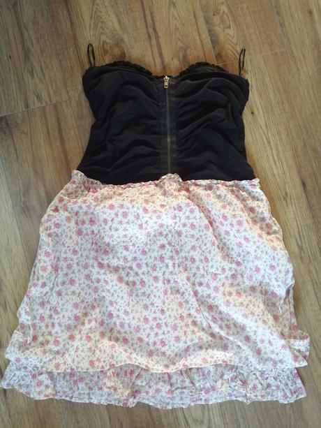 Šaty na štýl korzetu so zipsom, amisu,s