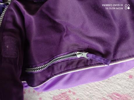 Kombinéza fialová do snehu, 80