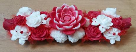 Mydlová kytica, ikebana,