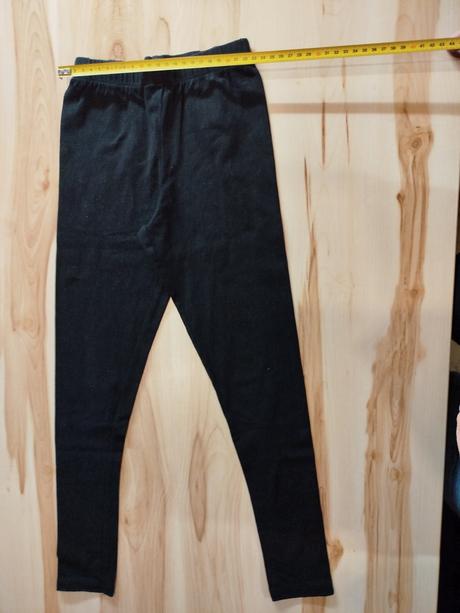 Tenké čierne legínky pre štíhle dieťatko, dopodopo,122