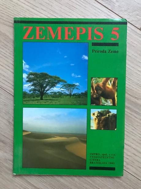 Zemepis pre 5. roč., 1-2 časť, vydanie 1995/96, 