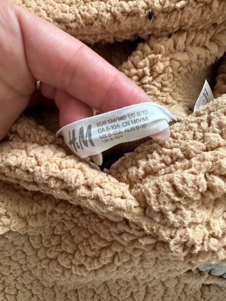 Teddy mikina 134/140 h&m, h&m,134