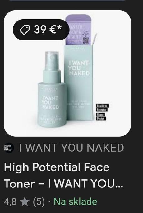 Luxusné tonikum (svieža pleť, vyhladenie), 