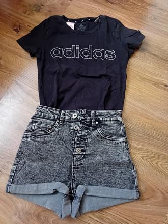 Tričko a kraťase, adidas,146