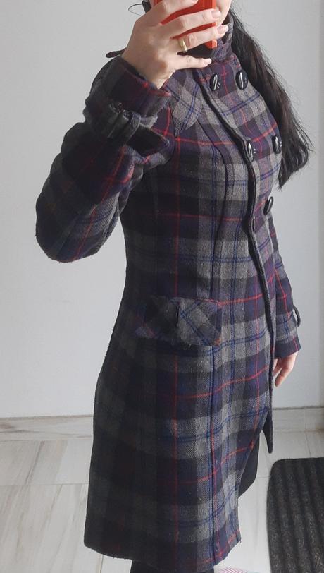 Dámsky prechodný áčkový kabát, s