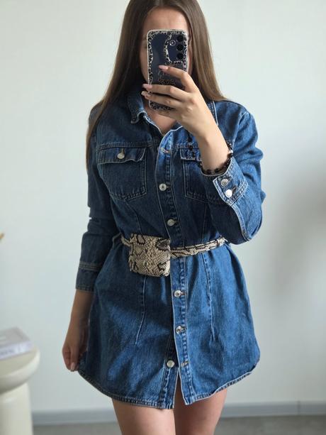Zara rifľové šaty, zara,xl