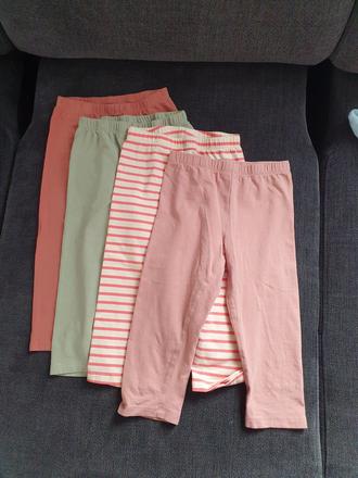 4 balenie krátke leginy, h&m,122