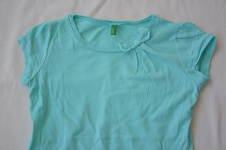 Tričko s mašľou benetton, benetton,122
