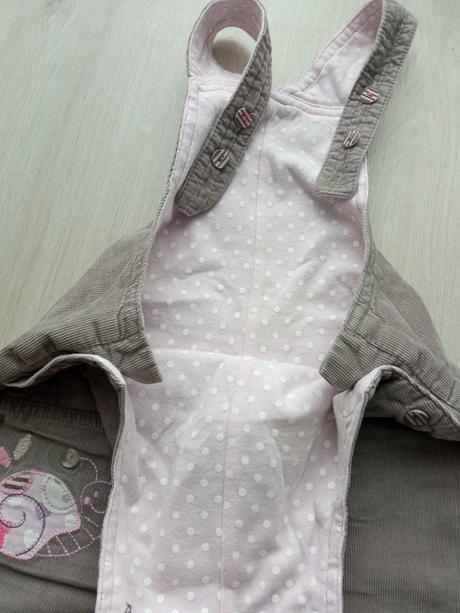 Sivé podšité menčestrové nohavice s trakmi (86), cherokee,86