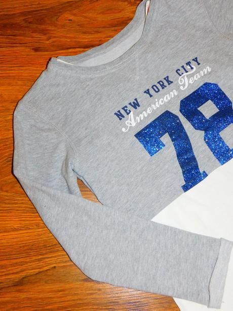 Tielko s mikinou 2v1 h&m,kolekcia l.o.g.g. 134/140, h&m,134