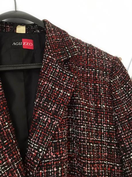 Luxusné buklé sako, xl