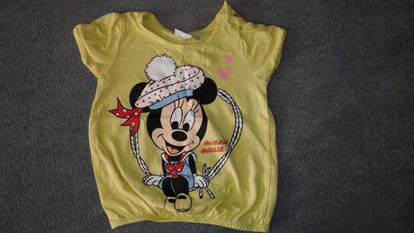 Tričko krátky rukav, disney,80
