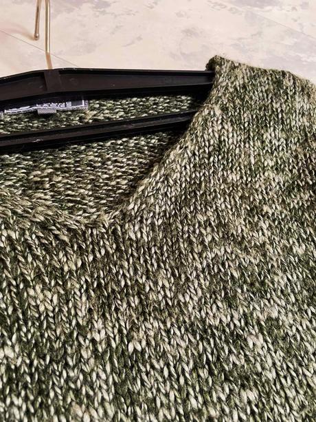 Vlnený melírovaný pulóvrik, m