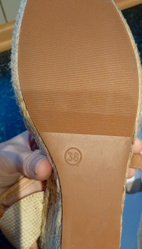 Espadrilky uzavreté, 38