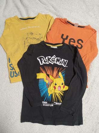 Tričká s dlhým rukávom 128, 128