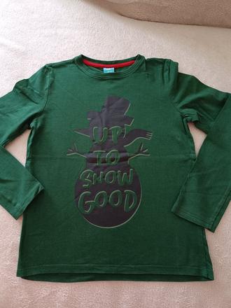 Tmavozelené tričko so snehuliakom, pepco,134