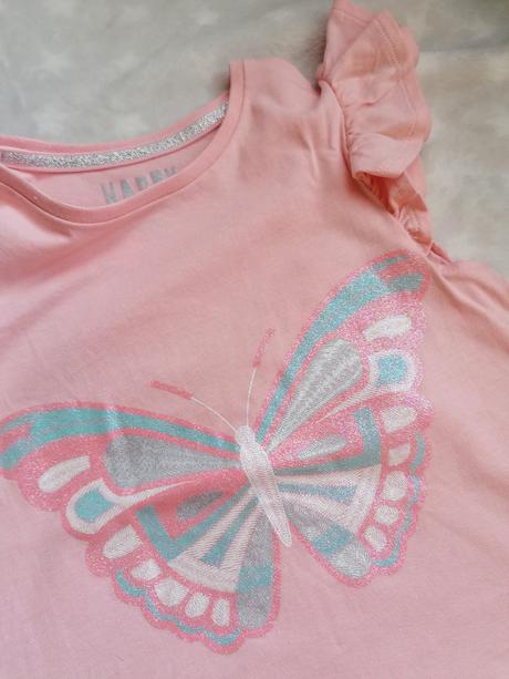 Tričko s motýľom, f&f,128