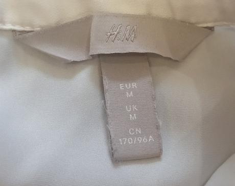 Smotanová blúzka, h&m,m