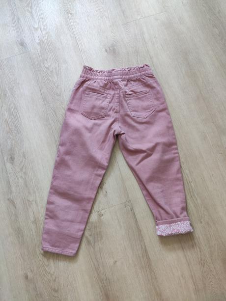 Krasne rifle joggerky, h&m,110